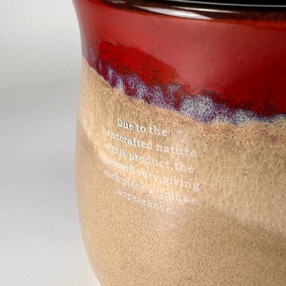 Boston Warehouse Ceramic Drip Glazed Coffee Mug Cup Oversized 28 oz - Picture 3 of 13